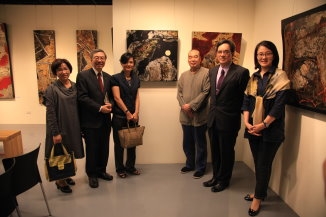 大愛無疆- 輔大「汪天亮漆畫義賣展」金額突破300萬元