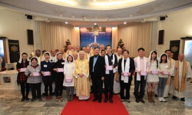 輔大聖誕子夜彌撒 聖愛溫暖瀰漫校園