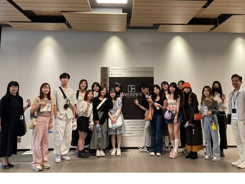 輔仁大學織品服裝學系同學赴東京文化學園參訪交流
