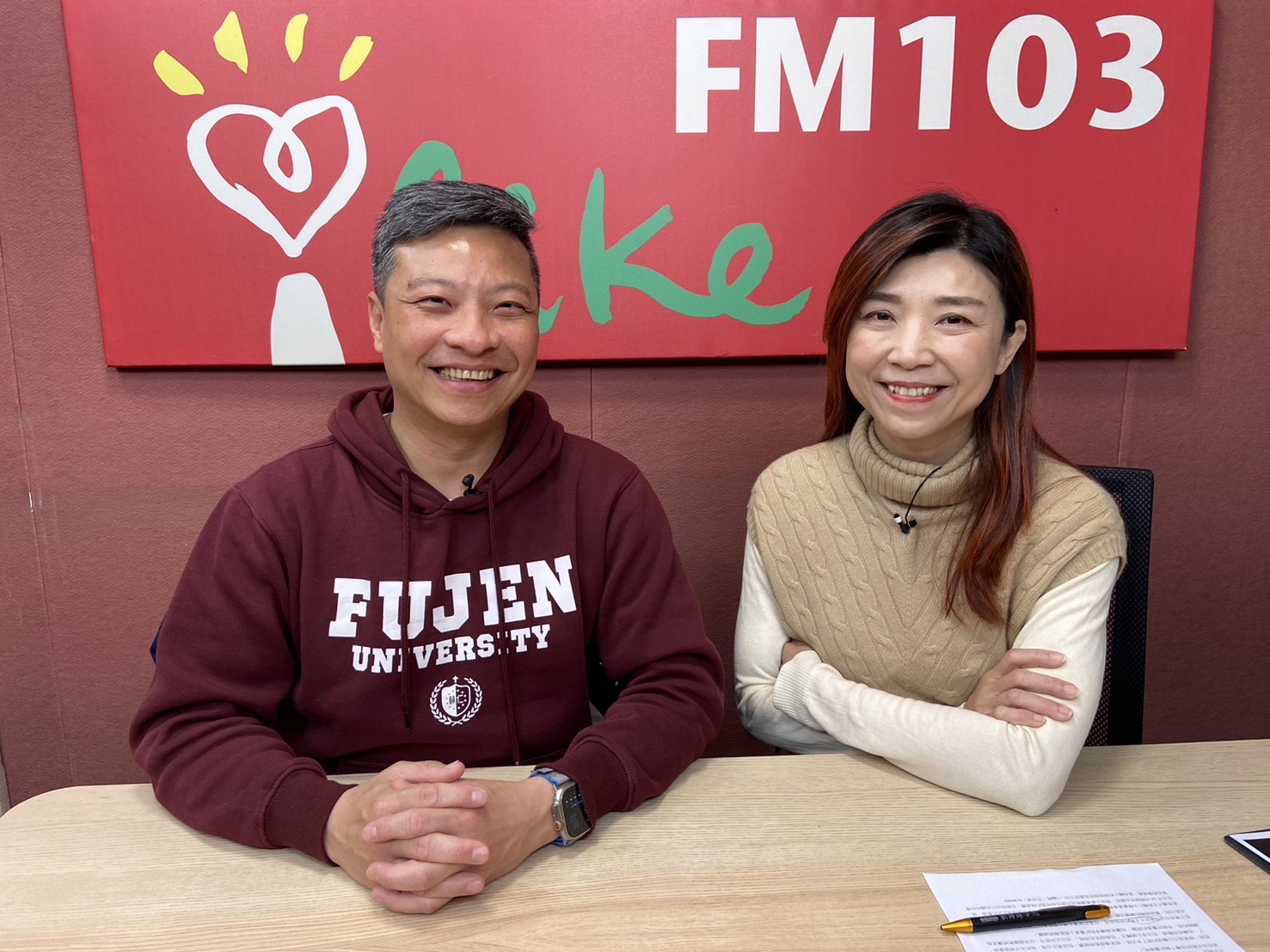 藍易振校長與蘭萱對談  「學姐vs.學弟」看輔大未來