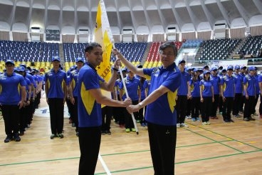 104全大運在輔大 授旗典禮展榮耀 104全大運在輔大 授旗典禮展榮耀