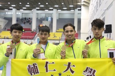 104全大運》輔大泳隊越戰越強 104全大運》輔大泳隊越戰越強
