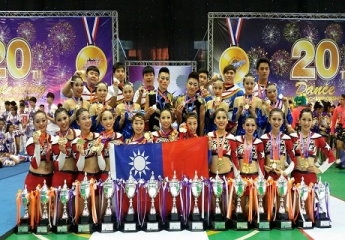 亞洲啦啦隊錦標賽　體育系學生表現出色
