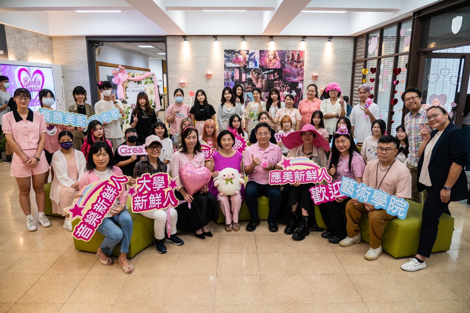 Barbie-themed welcome party held by College of Art turns heads.