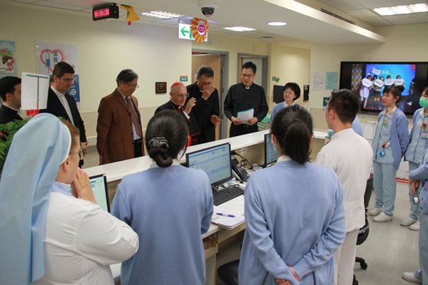 Cardinal Fernando Filoni extends blessings to FJCU Hospital