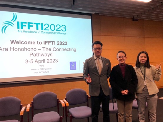 織品服裝學院帶領研究生赴紐西蘭參與2023 IFFTI年會