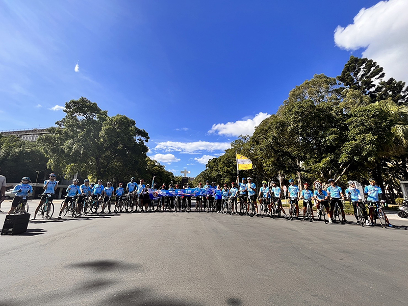 The 14th Iron Horse Taiwan Tour.Alumni association helps realize 1100km journey