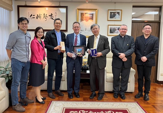 美國喬治城大學Thomas Banchoff副校長來訪,深固兩校合作